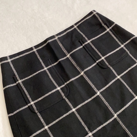 {NWT} Madewell | Museum Patch-Pocket Wool Blend Mini Skirt Windowpane AF035 (4) - Picture 4 of 15